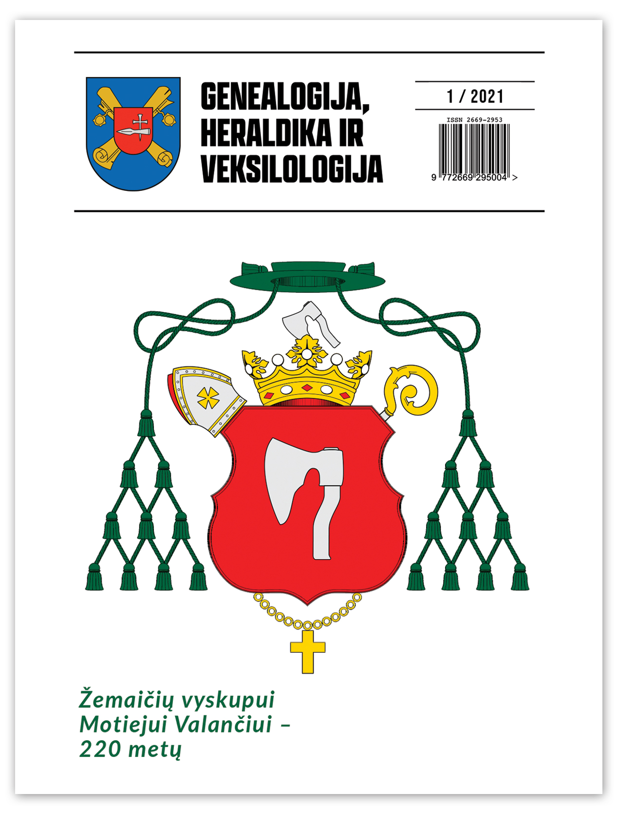 GHVI leidinys Genealogija heraldika ir veksilologija 1 2022